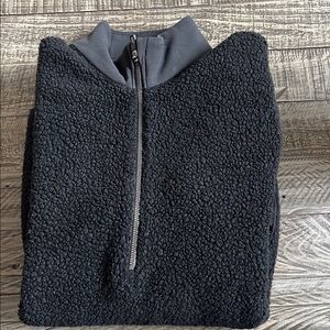 Black Fleece Quarter-Zip Pullover